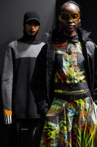 Backstage at Ferrari RTW Fall 2022