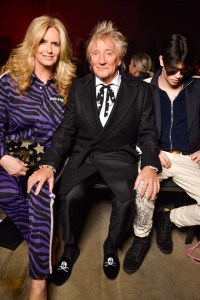 Rod Stewart and his family