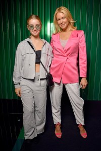 Front Row at Giorgio Armani RTW Fall 2022