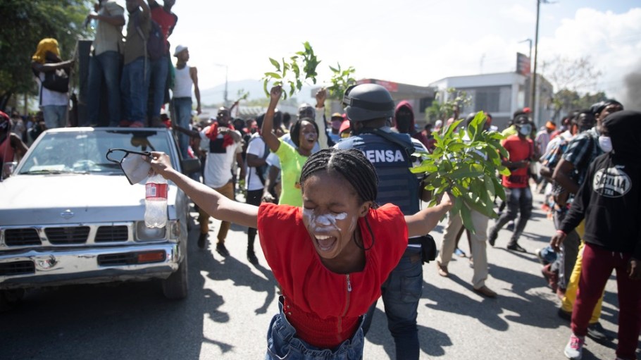 Violence broke out in Haiti last week after thousands of garment workers clashed with police as they protested for a higher minimum wage.