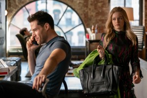 Inventing Anna. (L to R) Ben Rappaport as Billy MacFarland, Julia Garner as Anna Delvery in episode 104 of Inventing Anna. Cr. Nicole Rivelli/Netflix © 2021