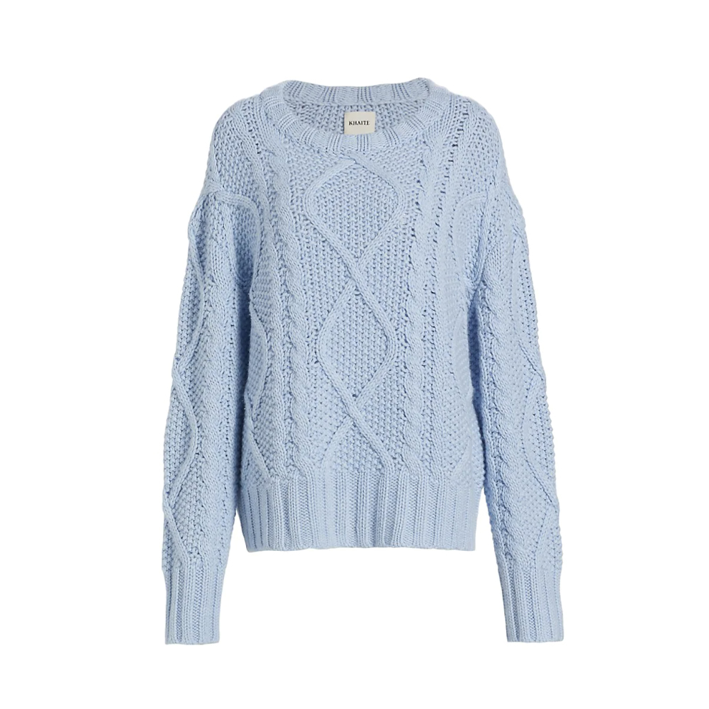 Khaite Mafalda Cable-Knit Sweater