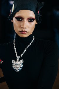 Backstage at Laquan Smith RTW Fall 2022