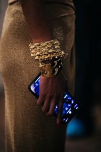 Backstage at Laquan Smith RTW Fall 2022