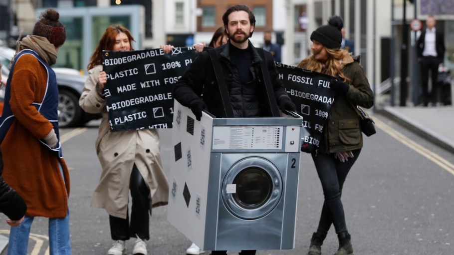 Sustainability campaigners are putting brands through the wringer with a new website that highlights greenwashing in the fashion industry.