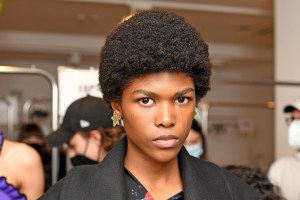 Backstage at MSGM RTW Fall 2022