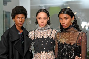 Backstage at MSGM RTW Fall 2022