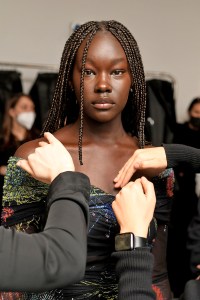 Backstage at MSGM RTW Fall 2022