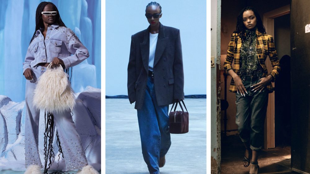 The playful and practical sides of denim showed up in designers' Fall/Winter 2022-2023 collections at New York Fashion Week.