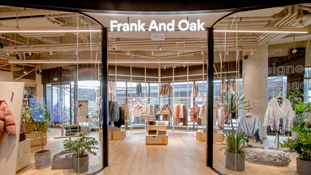 Frank And Oak's Shanghai store.