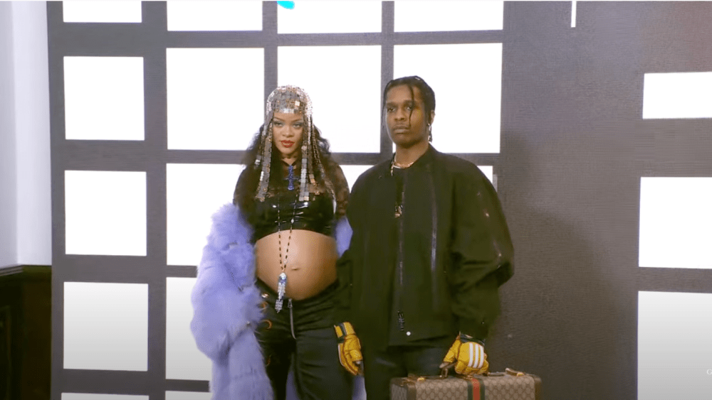 Rihanna at Gucci Fall 2022 Runway Show