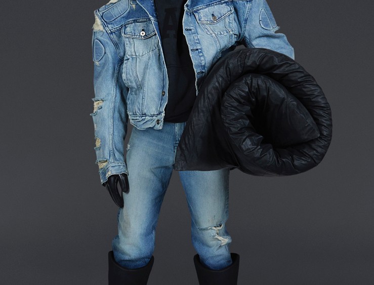 Yeezy Gap Engineered by Balenciaga dropped its first collection Wednesday, serving all-black looks and unisex padded denim.