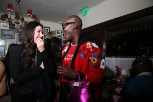 Diamond Mahone at the Gucci x Bumble Celebrate Women Innovators party at Sammie's in Austin.