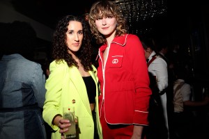 Kailey Gullet and Delsdayout at the Gucci x Bumble Celebrate Women Innovators party at Sammie's in Austin.