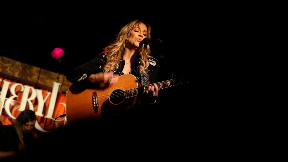 Sheryl Crow performing at the after-party for "Sheryl" at Antone's in Austin.