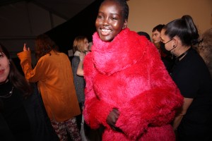 Backstage at Isabel Marant RTW Fall 2022