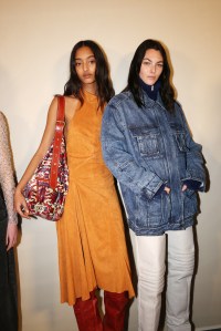 Backstage at Isabel Marant RTW Fall 2022
