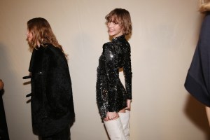Backstage at Isabel Marant RTW Fall 2022