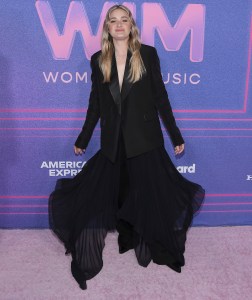 AJ Michalka arrives at the 2022 Billboard Women in Music held at the YouTube Theater in Inglewood, CA on Wednesday, ​March 2, 2022. (Photo By Sthanlee B. Mirador/Sipa USA)(Sipa via AP Images)