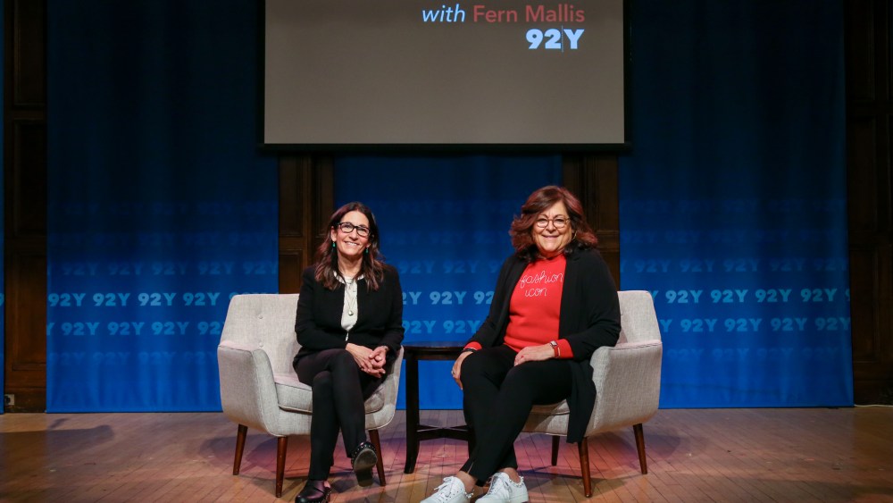 Fern Mallis and Bobbi Brown