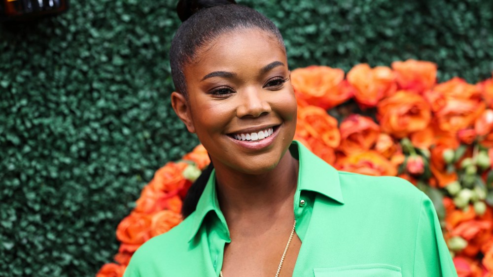 PACIFIC PALISADES, LOS ANGELES, CALIFORNIA, USA - OCTOBER 02: Actress Gabrielle Union wearing a Valentino dress arrives at the Veuve Clicquot Polo Classic Los Angeles 2021 held at the Will Rogers State Historic Park on October 2, 2021 in Pacific Palisades, Los Angeles, California, United States. (Photo by Xavier Collin/Image Press Agency/Sipa USA)(Sipa via AP Images)