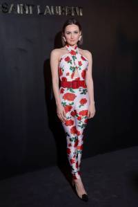 Maude Apatow attending the Saint-Laurent Womenswear Fall/Winter 2022/2023 show as part of Paris Fashion Week on March 01, 2022 in Paris, France. (Sipa via AP Images)