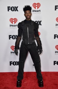 Lil Nas X arrives at the iHeartRadio Music Awards on Tuesday, March 22, 2022, at the Shrine Auditorium in Los Angeles. (Photo by Jordan Strauss/Invision/AP)