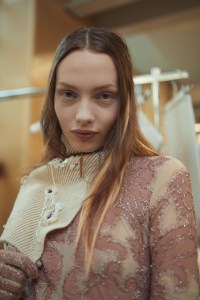 Backstage at Acne Studios RTW Fall 2022