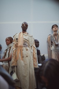 Backstage at Acne Studios RTW Fall 2022