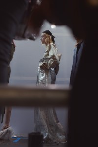 Backstage at Acne Studios RTW Fall 2022