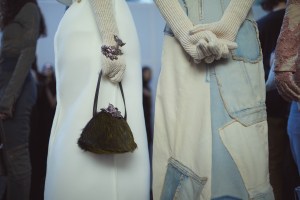 Backstage at Acne Studios RTW Fall 2022