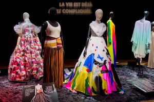 All the outfits can be viewed front and back at the "Love Brings Love" exhibition.