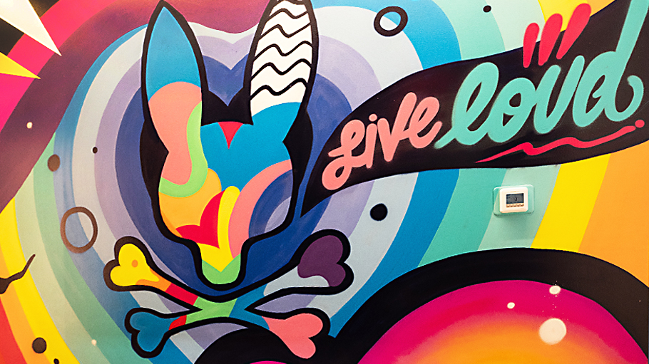 Psycho Bunny Artist Mural by Jason Naylor