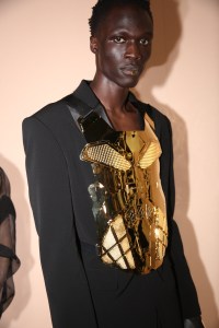 Backstage at Balmain RTW Fall 2022