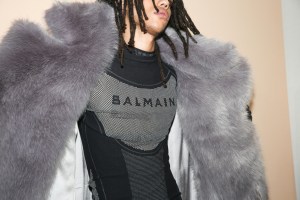 Backstage at Balmain RTW Fall 2022