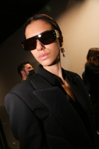 Backstage at Balmain RTW Fall 2022