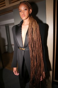 Backstage at Balmain RTW Fall 2022