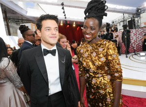 Rami Malek and Lupita Nyong'o