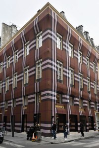 The Burberry flagship on Rue Saint Honoré in Paris