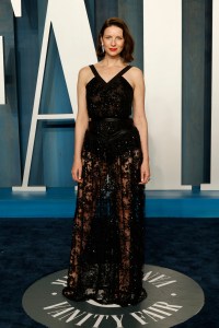 BEVERLY HILLS, CALIFORNIA - MARCH 27: Caitriona Balfe attends the 2022 Vanity Fair Oscar Party hosted by Radhika Jones at Wallis Annenberg Center for the Performing Arts on March 27, 2022 in Beverly Hills, California. (Photo by Frazer Harrison/Getty Images)