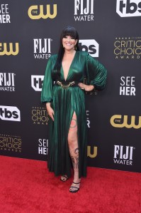 Our Lady J at the 27th Annual Critics Choice Awards held at the The Fairmont Century Plaza Hotel on March 13, 2022 in Century City, California.