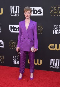 Wrenn Schmidt at the 27th Annual Critics Choice Awards held at the The Fairmont Century Plaza Hotel on March 13, 2022 in Century City, California.
