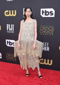 Jung Ho-yeon at the 27th Annual Critics Choice Awards held at the The Fairmont Century Plaza Hotel on March 13, 2022 in Century City, California.