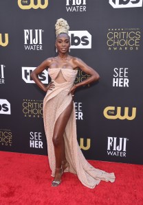 Angelica Ross at the 27th Annual Critics Choice Awards held at the The Fairmont Century Plaza Hotel on March 13, 2022 in Century City, California.