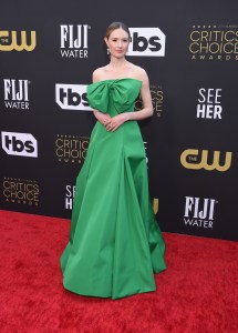 Caitlin Thompson at the 27th Annual Critics Choice Awards held at the The Fairmont Century Plaza Hotel on March 13, 2022 in Century City, California.