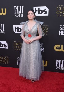Chiara Aurelia at the 27th Annual Critics Choice Awards held at the The Fairmont Century Plaza Hotel on March 13, 2022 in Century City, California.