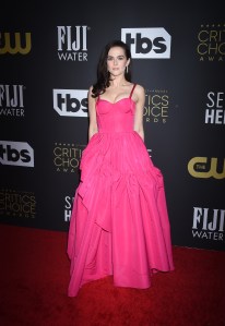 Zoey Deutch at the 27th Annual Critics Choice Awards held at the The Fairmont Century Plaza Hotel on March 13, 2022 in Century City, California.