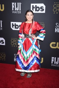 Paulina Alexis at the 27th Annual Critics Choice Awards held at the The Fairmont Century Plaza Hotel on March 13, 2022 in Century City, California.