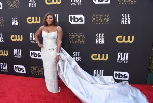 Serena Williams at the 27th Annual Critics Choice Awards held at the The Fairmont Century Plaza Hotel on March 13, 2022 in Century City, California.