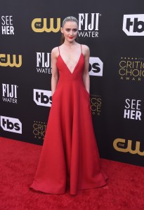 Kathryn Newton at the 27th Annual Critics Choice Awards held at the The Fairmont Century Plaza Hotel on March 13, 2022 in Century City, California.